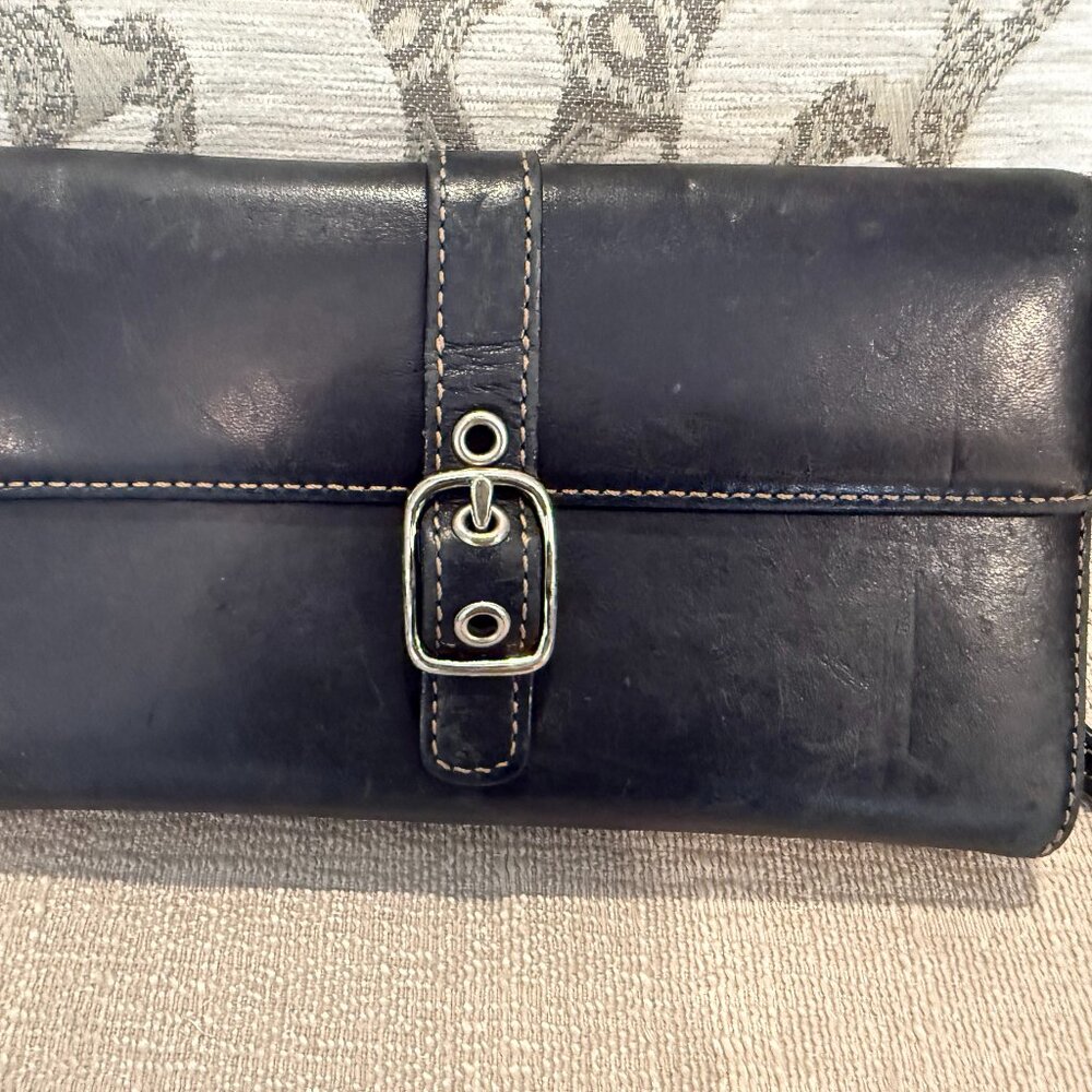 COACH wallet - Vintage Black Leather